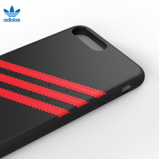 adidas 手机壳保护套 Samba系列 FW18特别款 iPhone 7/8 Plus 时尚防摔 经典三叶草黑红