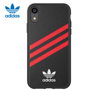 adidas 手机壳保护套 Samba系列 FW18特别款 iPhone XR 时尚防摔  经典三叶草黑红