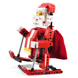 CaDA 咔搭 机械组系列 C51034 圣诞老人、圣诞雪橇车 智能声光感应二合一积木玩具