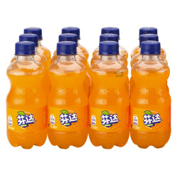 Fanta 芬达 橙味汽水 碳酸饮料 300ml*12瓶