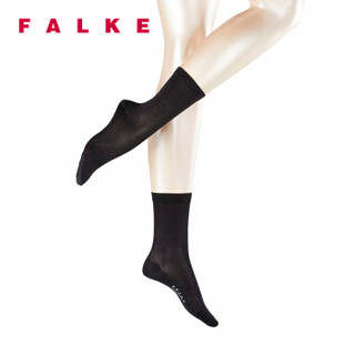 FALKE 德国鹰客 Sensual Silk系列 女士丝袜 中筒袜 黑色black 37-38 46288-3009-37