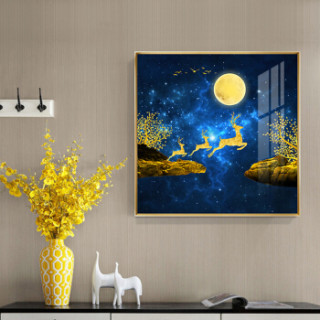 商品美誉度 晶瓷画 欧式高清装饰画客厅卧室沙发餐厅背景墙画装饰喷绘