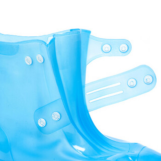 回力 男女成人款雨天户外防水防滑加厚雨鞋套 HXL218 蓝色 XS