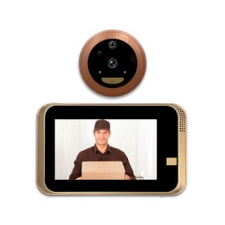 商品乔安jooan ja-l2-w 智能wifi电子可视猫眼 免打孔门铃 手机监控