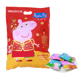 小猪佩奇 Peppa Pig 团团圆圆大礼袋 曲奇饼干 猪年礼盒 儿童饼干 468g/袋