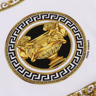 YOUNG VERSACE 范思哲 奢侈品童装 女童白色棉质印花卫衣 YVFFE131 YFEC2S Y4583 6A/6岁/120cm