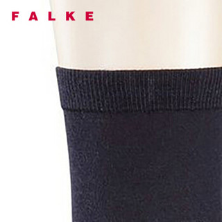 FALKE 德国鹰客 Sensual Silk系列 女士丝袜 中筒袜 墨黑色dark navy 37-38 46288-6379-37