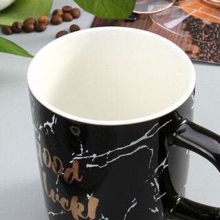 贝瑟斯 陶瓷杯 420ml 黑色