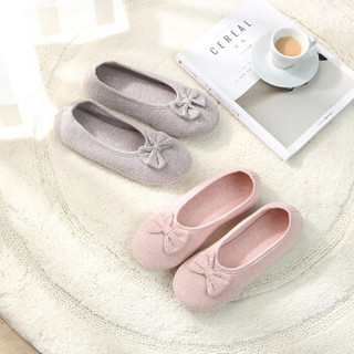 莫代尔（Madallo）月子鞋薄款产妇软底鞋产后孕妇鞋 包跟室内透气防滑鞋粉色L(39/40)