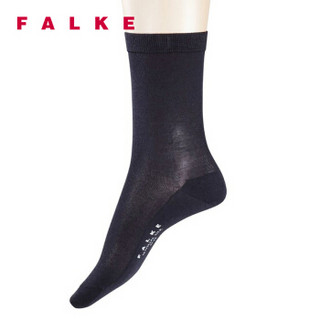 FALKE 德国鹰客 Sensual Silk系列 女士丝袜 中筒袜 墨黑色dark navy 39-40 46288-6379-39