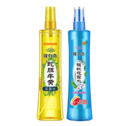 隆力奇 驱蚊花露水+蛇胆牛黄花露水 195ml*2瓶