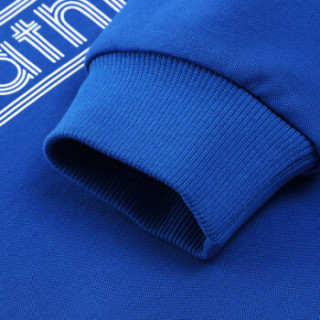 童装外套男童套头带帽卫衣运动上衣百搭休闲外套 63219114005 温莎蓝