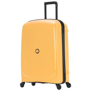 DELSEY 法国大使 时尚炫彩拉杆箱25英寸PP旅行箱可登机行李箱男女万向轮 黄色 840