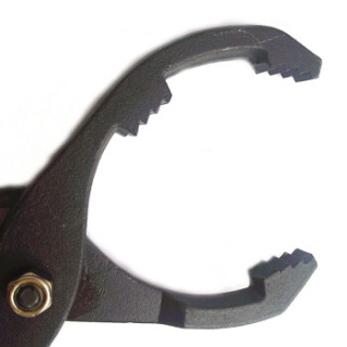 和汽(heqi)汽修汽保工具机油滤芯扳手拆装专用钳式滤清器机油格扳手12