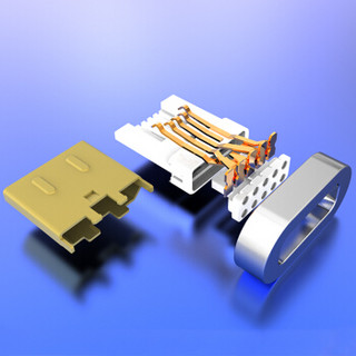 派滋 磁吸数据线(1米/2米/弯头款)的充电转接头 安卓micro口