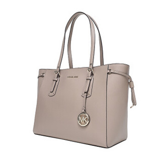 MICHAEL KORS 迈克·科尔斯 VOYAGER系列 女包驼棕色皮革中号手提单肩包 30T8TV6T8L TRUFFLE