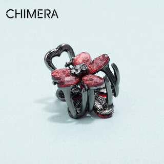 奇美拉(CHIMERA)发饰头饰四叶草发夹仿水晶小抓夹网红女成人夹子韩版发抓刘海夹