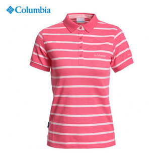 Columbia 哥伦比亚 户外女士翻领吸湿短袖T恤 PL2787 673 M