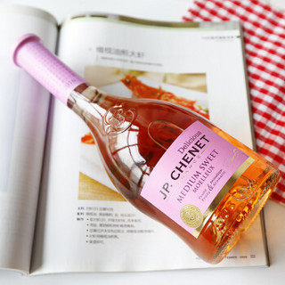 法国原瓶进口红酒 香奈 J.P.CHENET 半甜桃红葡萄酒 750ml