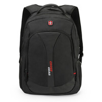 CROSSGEAR 十字勋章 防盗双肩包15.6英寸笔记本电脑包 男士商务大容量多功能旅行背包大学生书包 CR-9617I 黑色