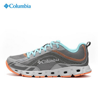 Columbia 哥伦比亚 溯溪鞋 户外女士缓震科技网布透气舒适两栖鞋徒步鞋 DL2073036（女） 38 灰色