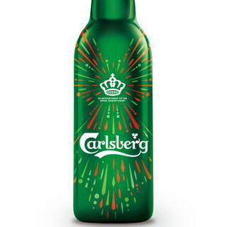 嘉士伯（Carlsberg）特醇啤酒皇冠铝瓶355ml*6瓶 烟花版组合装