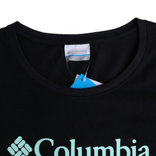 Columbia 哥伦比亚 探索系列 经典Logo圆领短袖吸湿舒适 PL1994 010 S