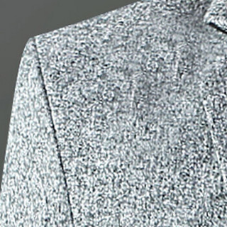 俞兆林（YUZHAOLIN）西服 男士时尚职业商务正装西服外套4016-1-1606灰色3XL
