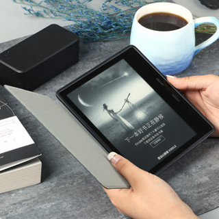亚马逊全新Kindle Oasis 电子书阅读器 8G银灰色主机+托兹软壳保护套