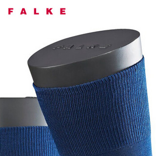 FALKE 德国鹰客 Tiago丝光棉罗纹商务正装长中筒男袜 蓝色royal blue 41-42 14662-6000