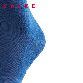 FALKE 德国鹰客 Tiago丝光棉罗纹商务正装长中筒男袜 蓝色royal blue 39-40 14662-6000