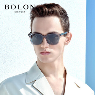 暴龙 BOLON眼镜男款新款板材太阳镜时尚D形框偏光墨镜BL3019C12