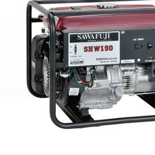 日本泽藤（SAWAFUJI）SHW190HBS 原装进口汽油发电电焊一体机 本田四冲程发动机 2.0KW单相220V手/电启动