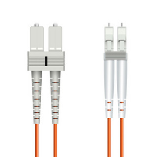 博扬（BOYANG）BY-3152MM 电信级光纤跳线网线 3米sc-lc 多模双工 多模双芯光纤线 收发器尾纤