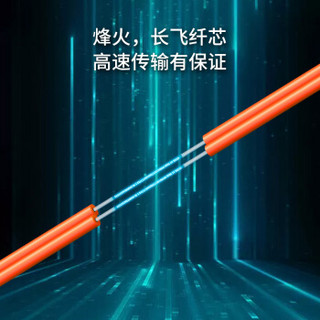 博扬（BOYANG）BY-45252MM 电信级光纤跳线网线 45米st-lc 多模双工 多模双芯光纤线 收发器尾纤