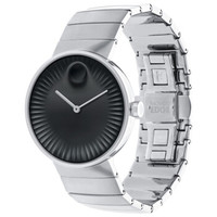 摩凡陀(Movado)瑞士手表 瑞界系列 MOVADO EDGE 男士石英手表黑色 3680006