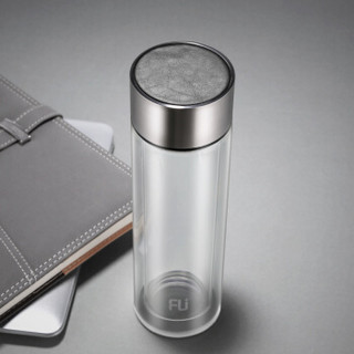富光 简 FU021-G280L 玻璃杯 280ml 灰色
