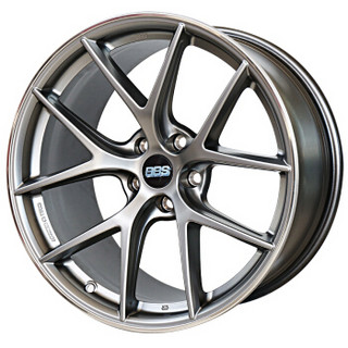 BBS CI-R款式轮毂德国 奥迪A3S3A4S4A6Q3奔驰A/B/C/E大众斯柯达 西亚特MINI F56 8.5x19英寸CI2103亚光铂金色