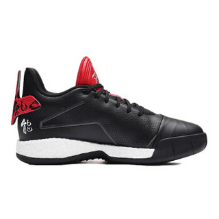 adidas 阿迪达斯 男子 篮球系列 TMAC Millennium 运动 篮球鞋 G26952 黑红 43码 UK9码