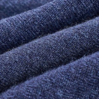 秋冬新款山羊绒v领抗静电简约百搭男套头衫羊绒衫男 786069 蓝黑灰