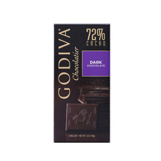 GODIVA 歌帝梵 72%可可黑巧克力 100g 盒装