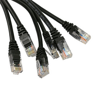 星遥博（Cinyobo）CYB-WXTX-002 超五类网络跳线 电脑路由器交换机连接线 黑色 2米