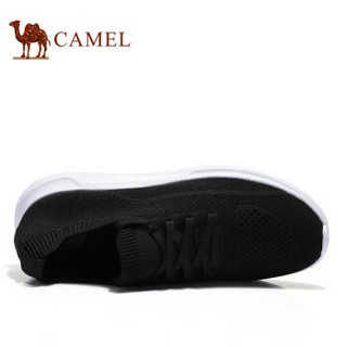 CAMEL 骆驼 = = 轻盈舒适透气运动休闲男鞋 A912179050 黑色 40