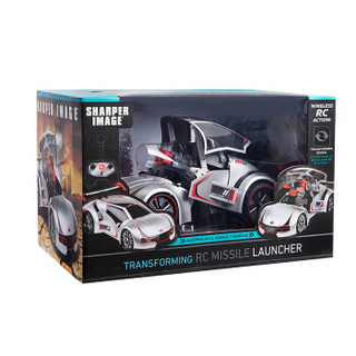 SHARPER IMAGE高科技智能儿童电动玩具 遥控车男孩遥控赛车玩具-遥控变形射弹车TSSC6000118