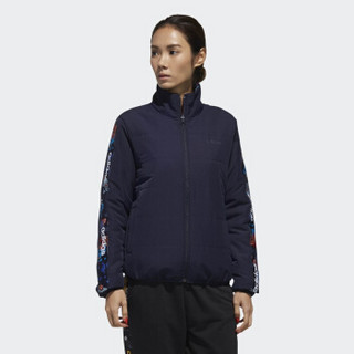 阿迪达斯 ADIDAS NEO 女子 运动休闲系列 W PAD JKT 运动 双面穿 棉服 DZ7594 M码