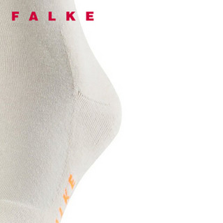 FALKE 德国鹰客 Run棉时尚运动透气吸汗中筒男女袜 米灰色nature 42-43 16605-4000