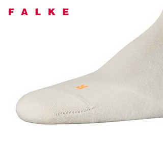 FALKE 德国鹰客 Run棉时尚运动透气吸汗中筒男女袜 米灰色nature 42-43 16605-4000