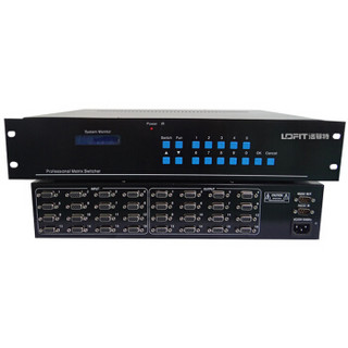洛菲特（LOFIT） LFT-F34  VGA接口矩阵主机  16进16出高清数字矩阵切换器  网络监控视频服务器