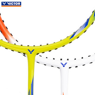 威克多VICTOR 胜利羽毛球拍双拍 进攻型全碳素羽拍TK-99F+铝合金羽拍CR-108 赠6羽球2手胶