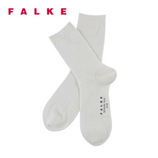 FALKE 德国鹰客 Sensual Silk系列 女士丝袜中筒袜 白色offwhite 37-38 46288-2040